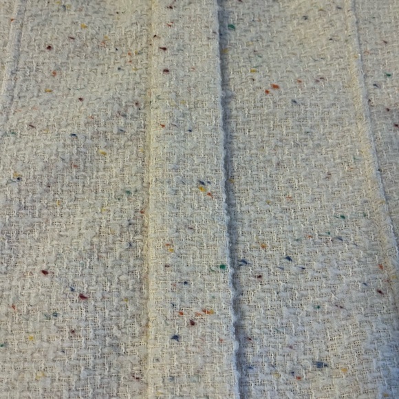 House of Harlow 1960 Ivory Tweed Sleeveless Mini Dress | Size M - Picture 8 of 8